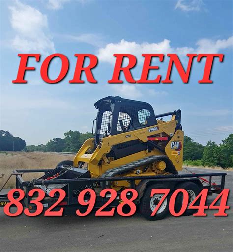 skid steer loaders in conroe|conroe equipment rentals.